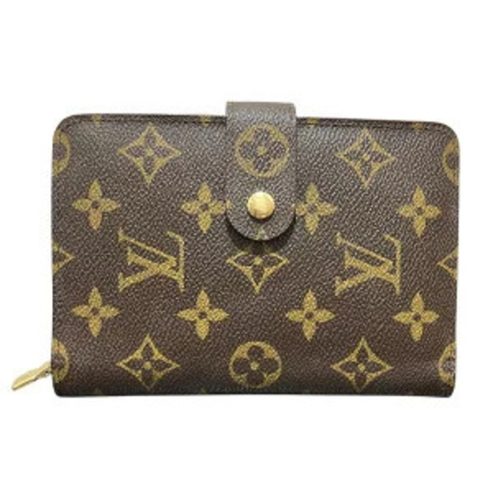Louis Vuitton Monogram Portefeuille Papier Zip Bi fold Wallet